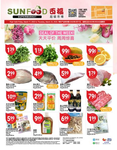 Sunfood Supermarket Flyer March 17 to 23