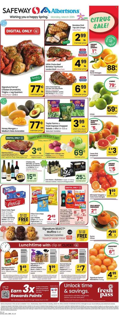 Safeway (ID) Weekly Ad Flyer Specials March 15 to March 21, 2023