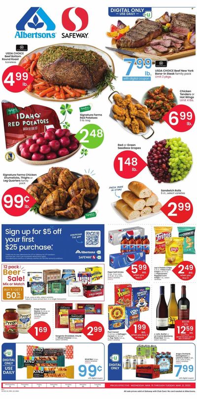 Safeway (MT) Weekly Ad Flyer Specials March 15 to March 21, 2023
