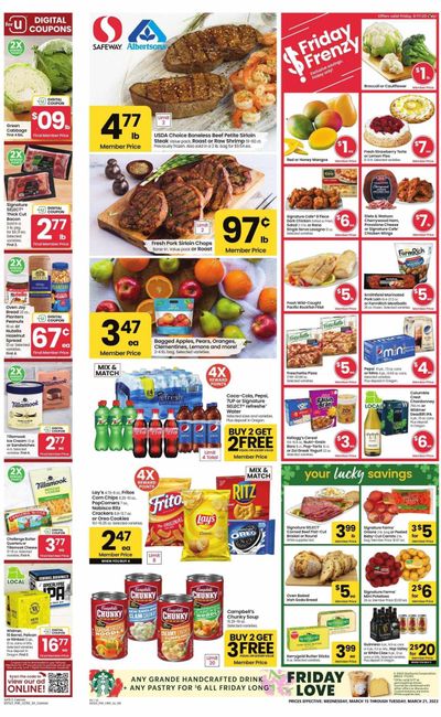 Safeway (OR) Weekly Ad Flyer Specials March 15 to March 21, 2023