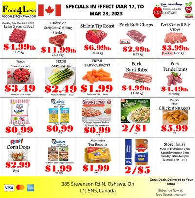 Food 4 Less (Oshawa) Flyer March 17 to 23