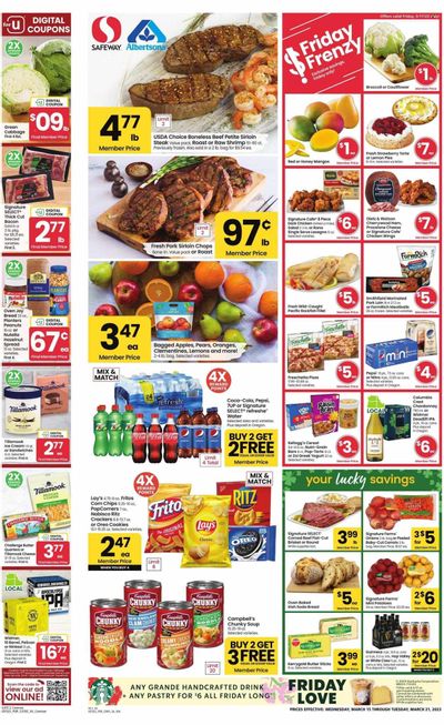 Safeway (OR, WA) Weekly Ad Flyer Specials March 15 to March 21, 2023