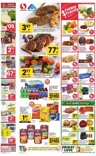 Safeway (WA) Weekly Ad Flyer Specials March 15 to March 21, 2023