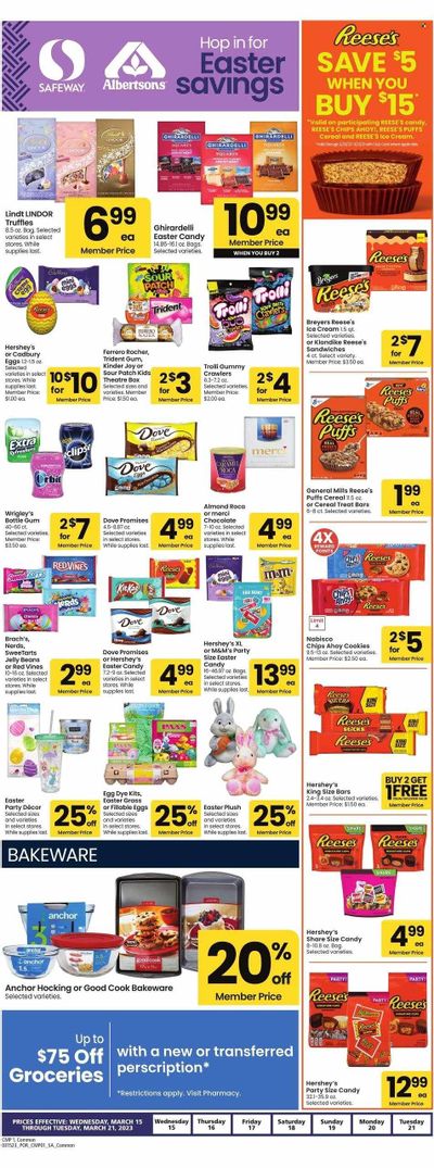 Safeway (WA) Weekly Ad Flyer Specials March 15 to March 21, 2023
