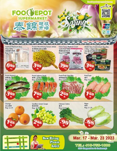 Food Depot Supermarket Flyer March 17 to 23