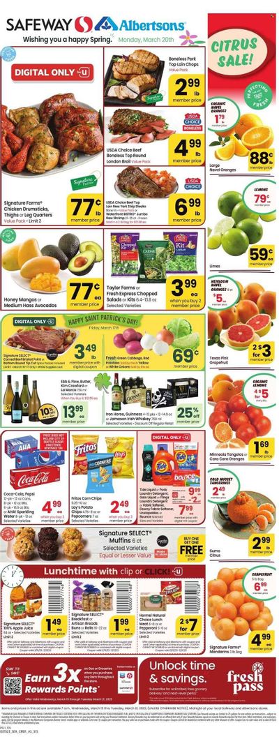 Safeway (WA) Weekly Ad Flyer Specials March 15 to March 21, 2023