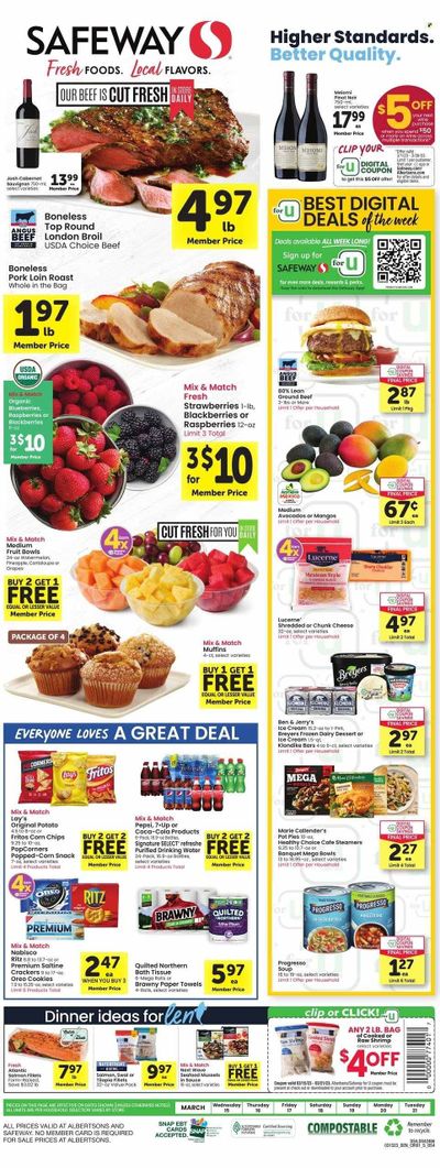 Safeway (WY) Weekly Ad Flyer Specials March 15 to March 21, 2023