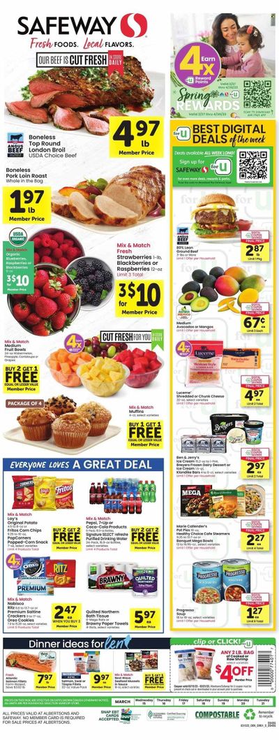 Safeway (WY) Weekly Ad Flyer Specials March 15 to March 21, 2023