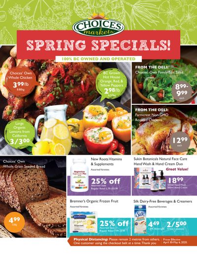 Choices Market Flyer April 30 to May 6