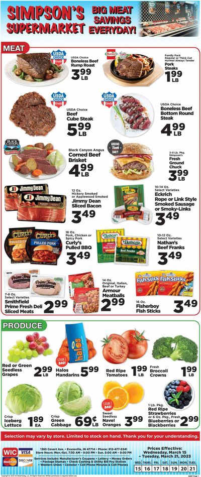 IGA (IN) Weekly Ad Flyer Specials March 15 to March 21, 2023