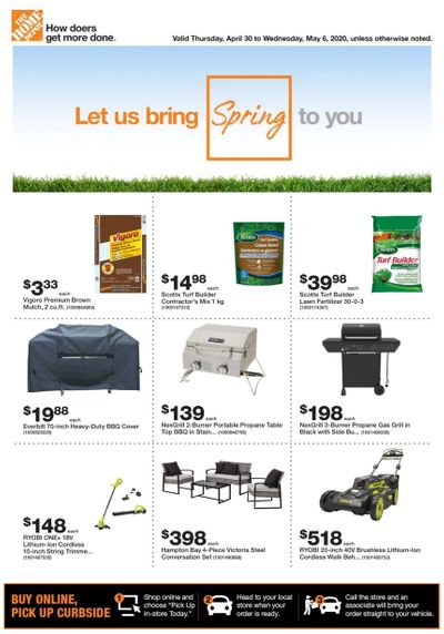 Home Depot Flyer April 30 to May 6