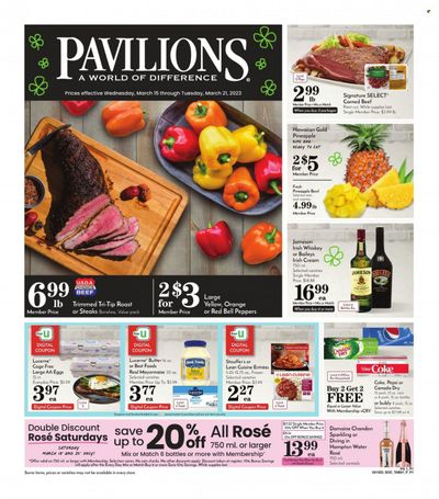 Pavilions (CA) Weekly Ad Flyer Specials March 15 to March 21, 2023