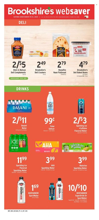 Brookshires (AR, LA, TX) Weekly Ad Flyer Specials March 15 to March 21, 2023