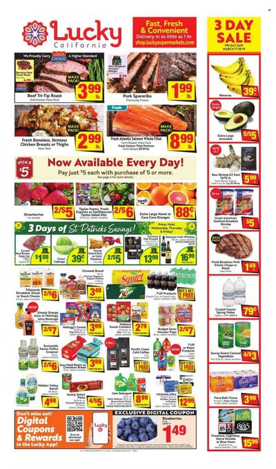 Lucky California Weekly Ad Flyer Specials March 15 to March 21, 2023
