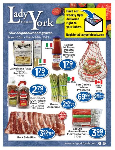 Lady York Foods Flyer March 20 to 26