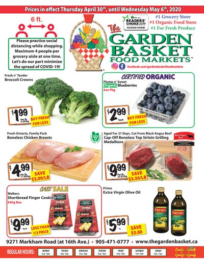 The Garden Basket Flyer April 30 to May 6