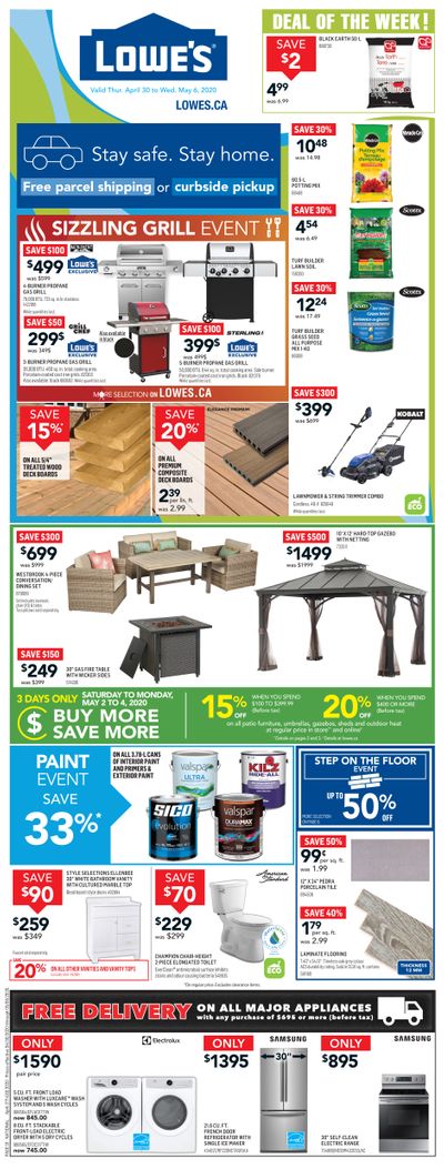 Lowe's Flyer April 30 to May 6