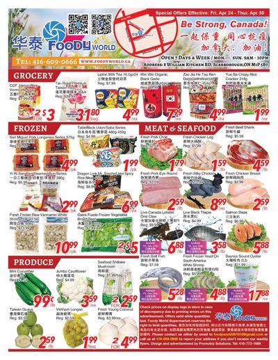 Foody World Flyer April 24 to 30