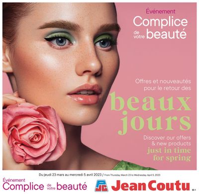 Jean Coutu (QC) Cosmetics Flyer March 23 to April 5