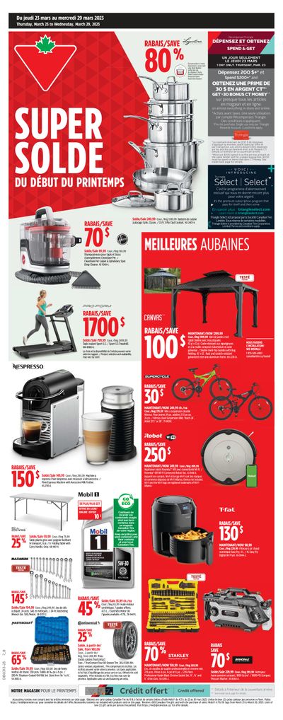 Canadian Tire (QC) Flyer March 23 to 29