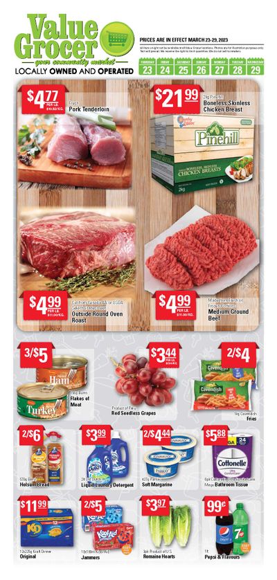 Value Grocer Flyer March 23 to 29