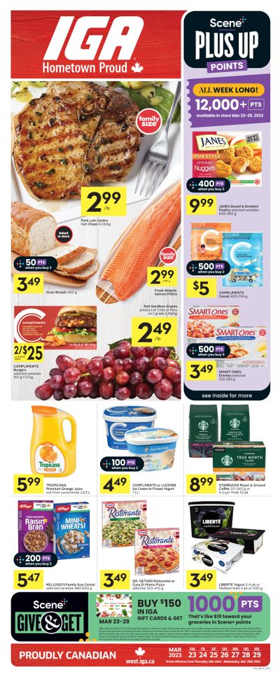 IGA (West) Flyer March 23 to 29