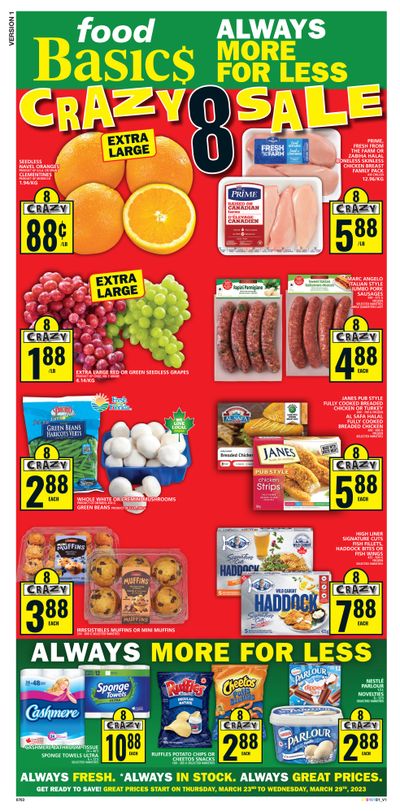 Food Basics Flyer March 23 to 29