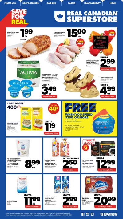 Real Canadian Superstore (West) Flyer March 23 to 29