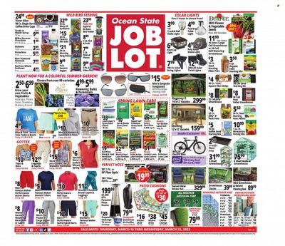 Ocean State Job Lot (CT, MA, ME, NH, NJ, NY, RI, VT) Weekly Ad Flyer Specials March 16 to March 22, 2023