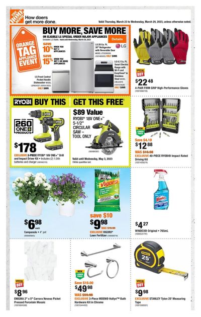 Home Depot (QC) Flyer March 23 to 29