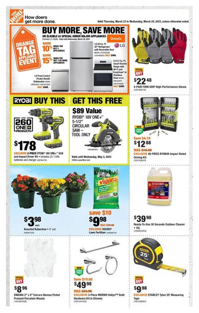 Home Depot (BC) Flyer March 23 to 29