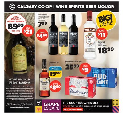 Calgary Co-op Liquor Flyer March 23 to 29