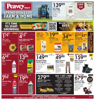 Peavey Mart Flyer March 24 to 30