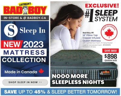 Lastman's Bad Boy Superstore Flyer March 22 to April 26