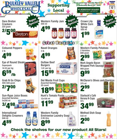 Bulkley Valley Wholesale Flyer March 23 to 29