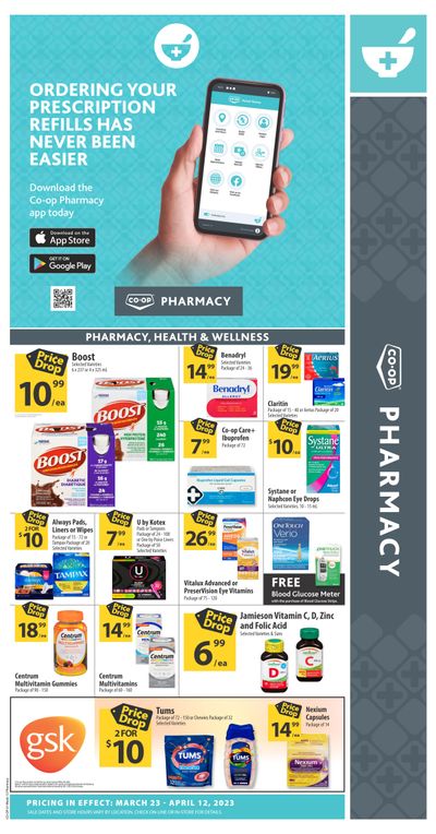 Co-op (West) Pharmacy Flyer March 23 to April 12