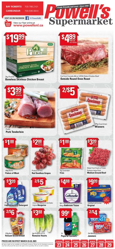 Powell's Supermarket Flyer March 23 to 29