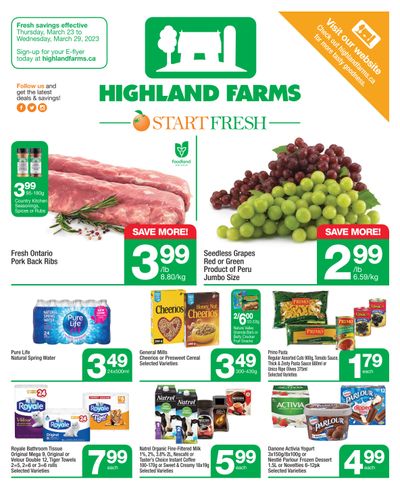 Highland Farms Flyer March 23 to 29