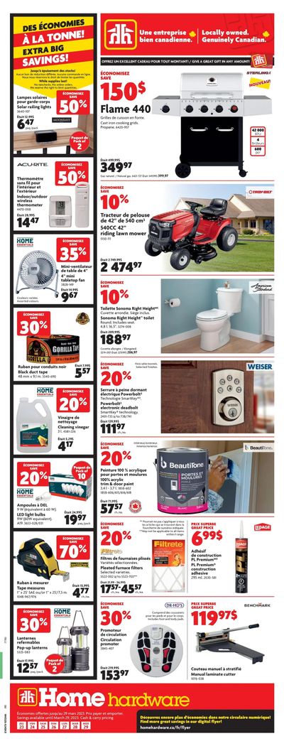 Home Hardware (QC) Flyer March 23 to 29