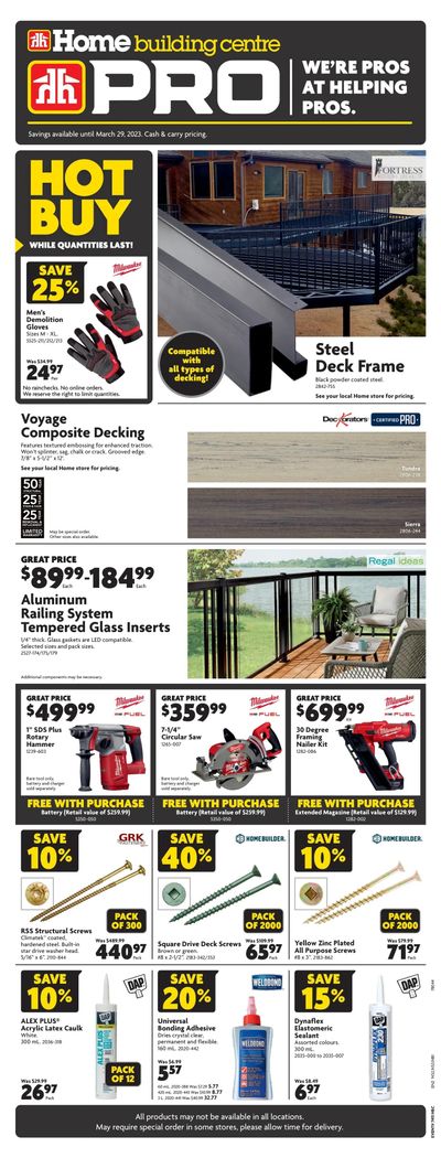 Home Hardware Building Centre (Atlantic) Flyer March 23 to 29