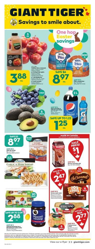 Giant Tiger Flyer Deals March 22nd – 28th