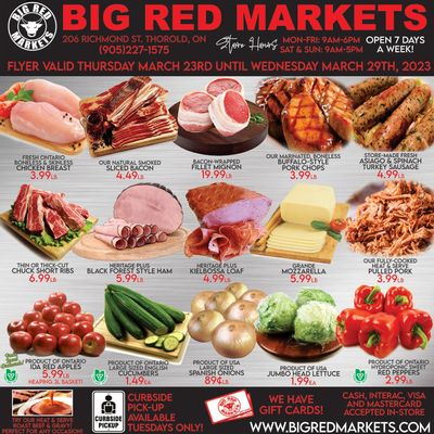 Big Red Markets Flyer March 23 to 29