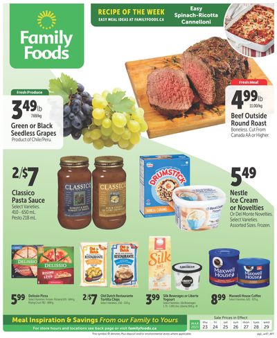 Family Foods Flyer March 23 to 29