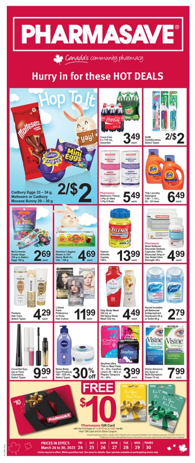 Pharmasave (ON & West) Flyer March 24 to 30