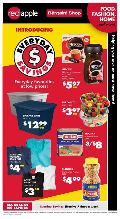 The Bargain Shop & Red Apple Stores Flyer March 23 to 29