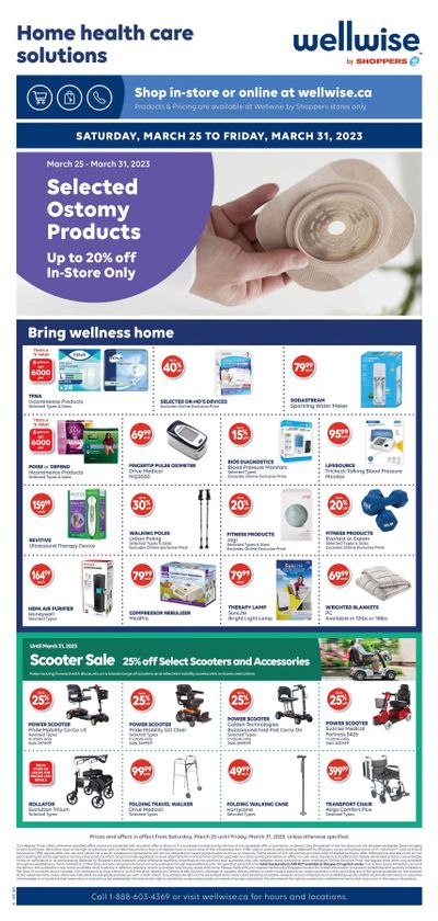 Wellwise By Shoppers Flyer March 25 to 31