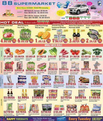 88 Supermarket Flyer March 23 to 29