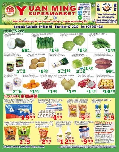 Yuan Ming Supermarket Flyer May 1 to 7