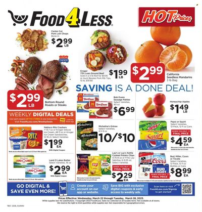 Food 4 Less (IL) Weekly Ad Flyer Specials March 22 to March 28, 2023