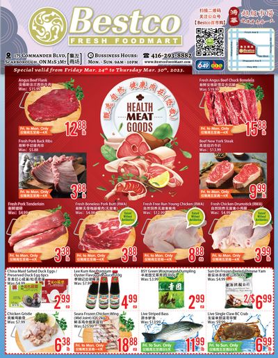 BestCo Food Mart (Scarborough) Flyer March 24 to 30